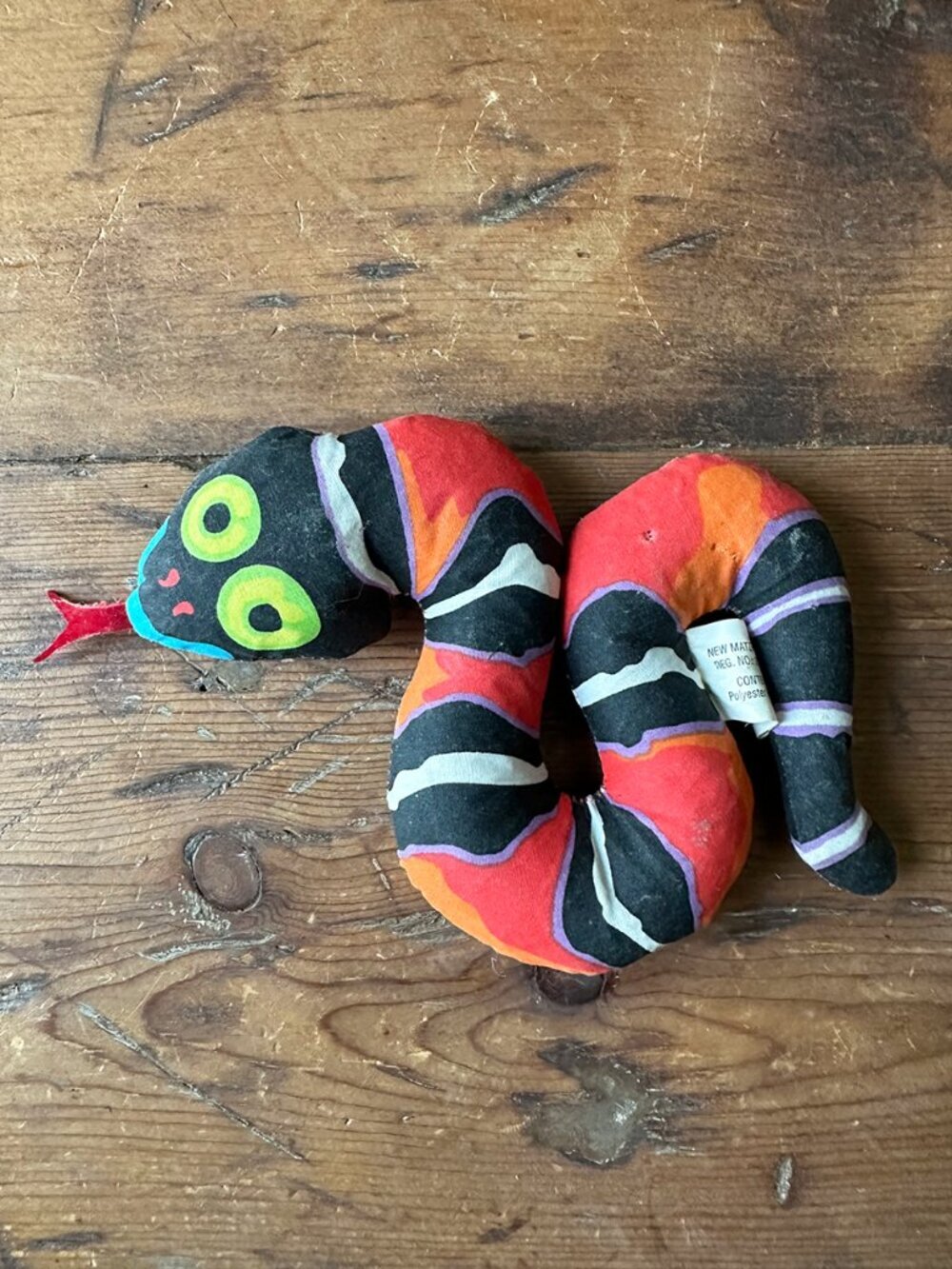 Snake Pet Toy with Crinkle Sound for Cats NWOT